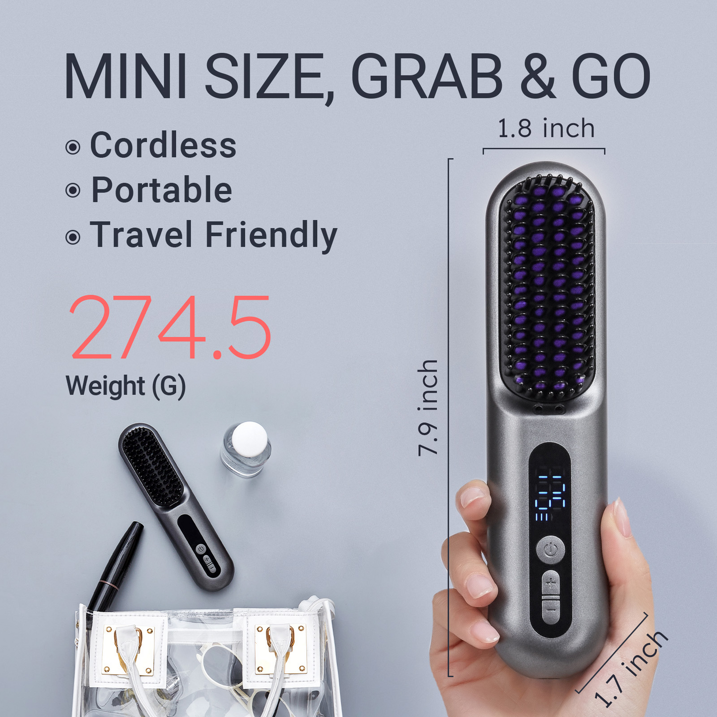 Lowra Rouge: Cordless Hair Straightening Brush