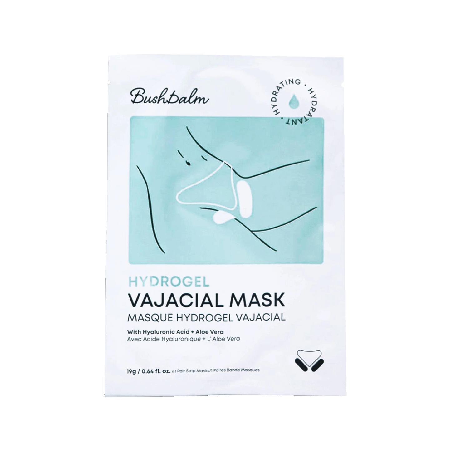 BushBalm: Hydrogel Vajacial Side Strips