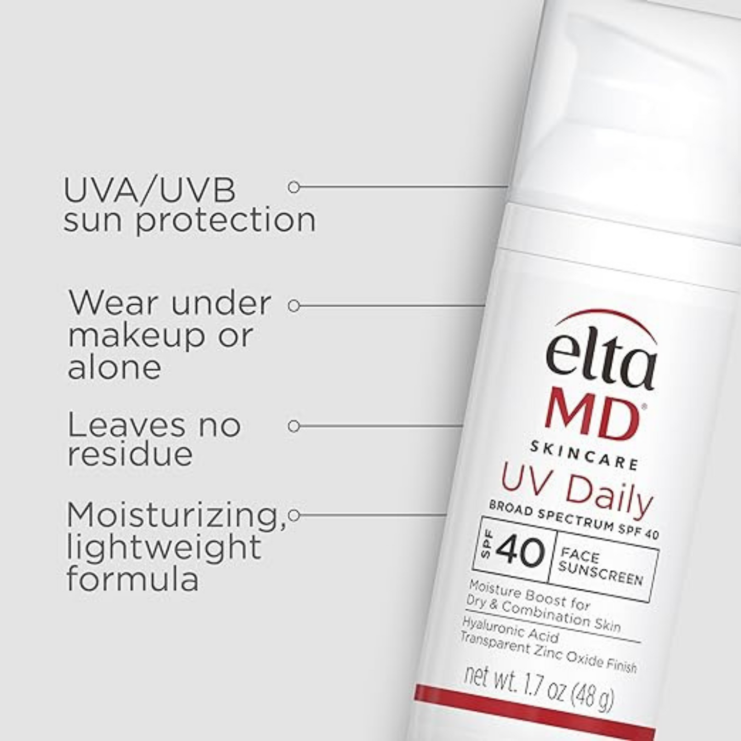 EltaMD UV Daily Broad-Spectrum SPF 40 Facial Sunscreen 48g / 1.7fl oz