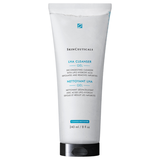 Skinceuticals:  LHA CLEANSING GEL, BEST CLEANSER FOR ACNE PRONE SKIN 240ML / 8FL OZ