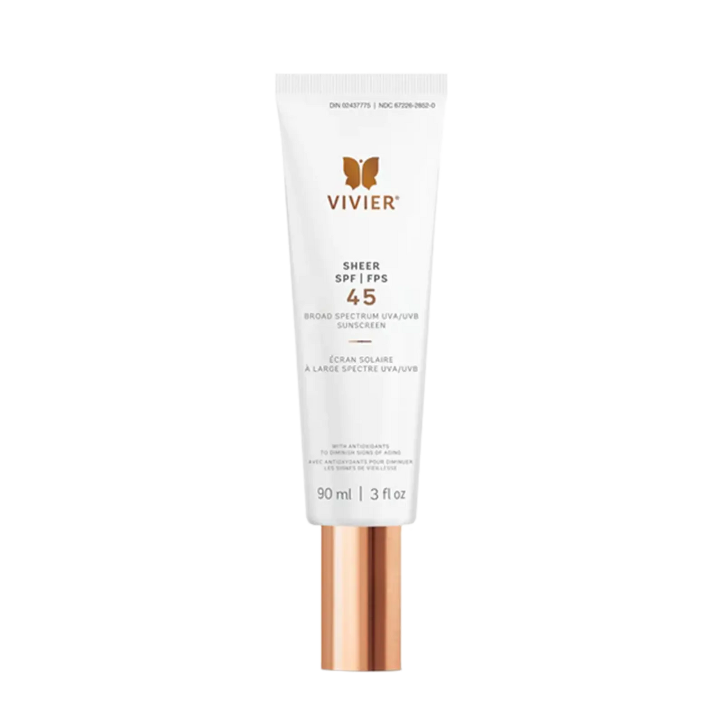 Vivier Sheer Broad Spectrum SPF 45 Sunscreen 90ml / 3fl oz