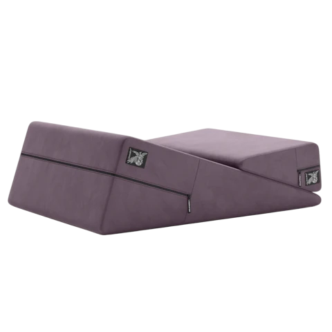 Wedge & Ramp Sex Positioning Pillow Combo, Original Size (12"), Décor Purple