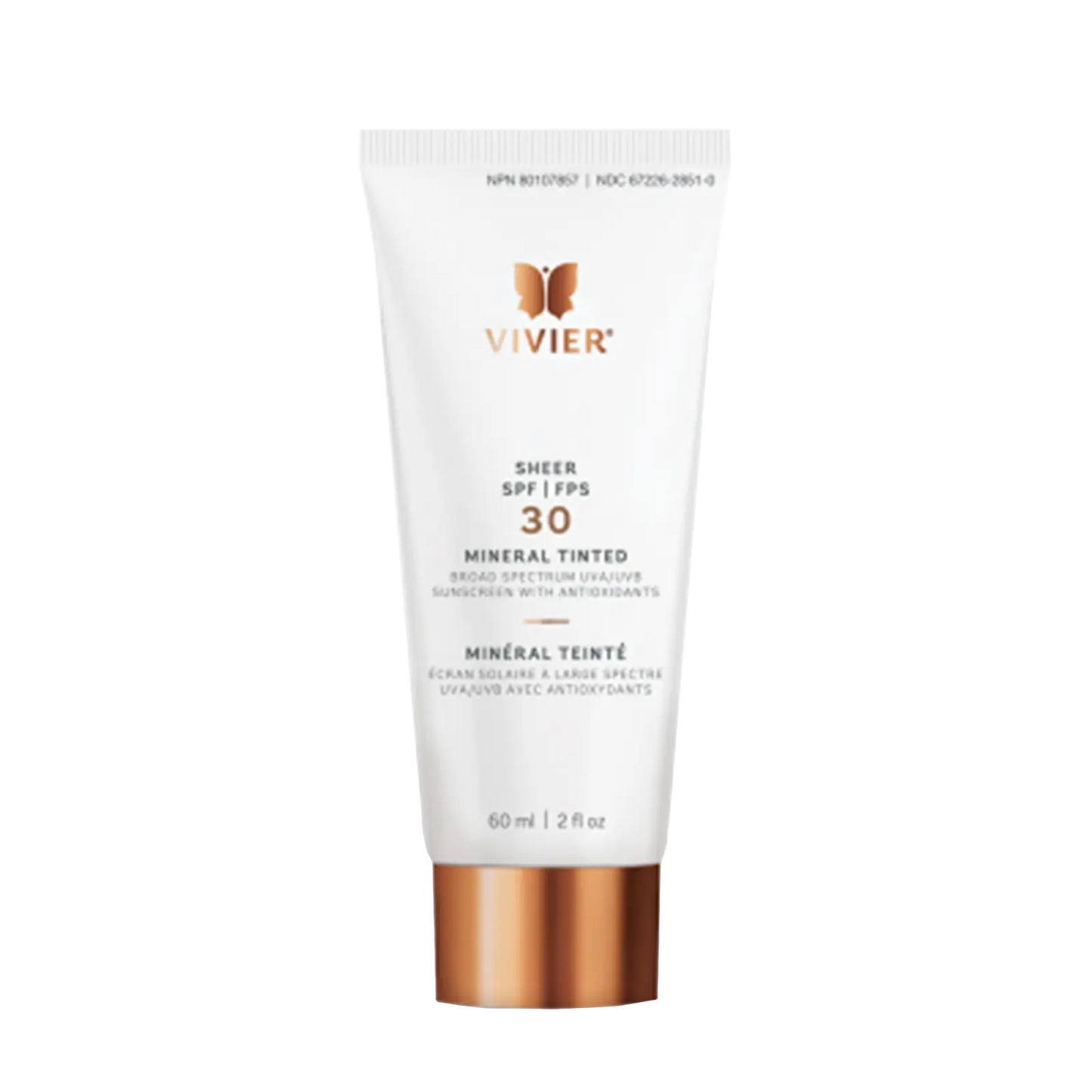 Vivier: Sheer SPF 30 Mineral Tinted 60ml