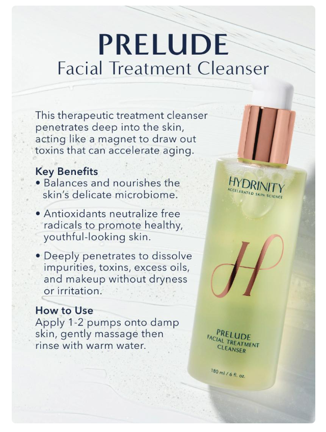 Hydrinity: Prelude Facial Treatment Cleanser | 180ml