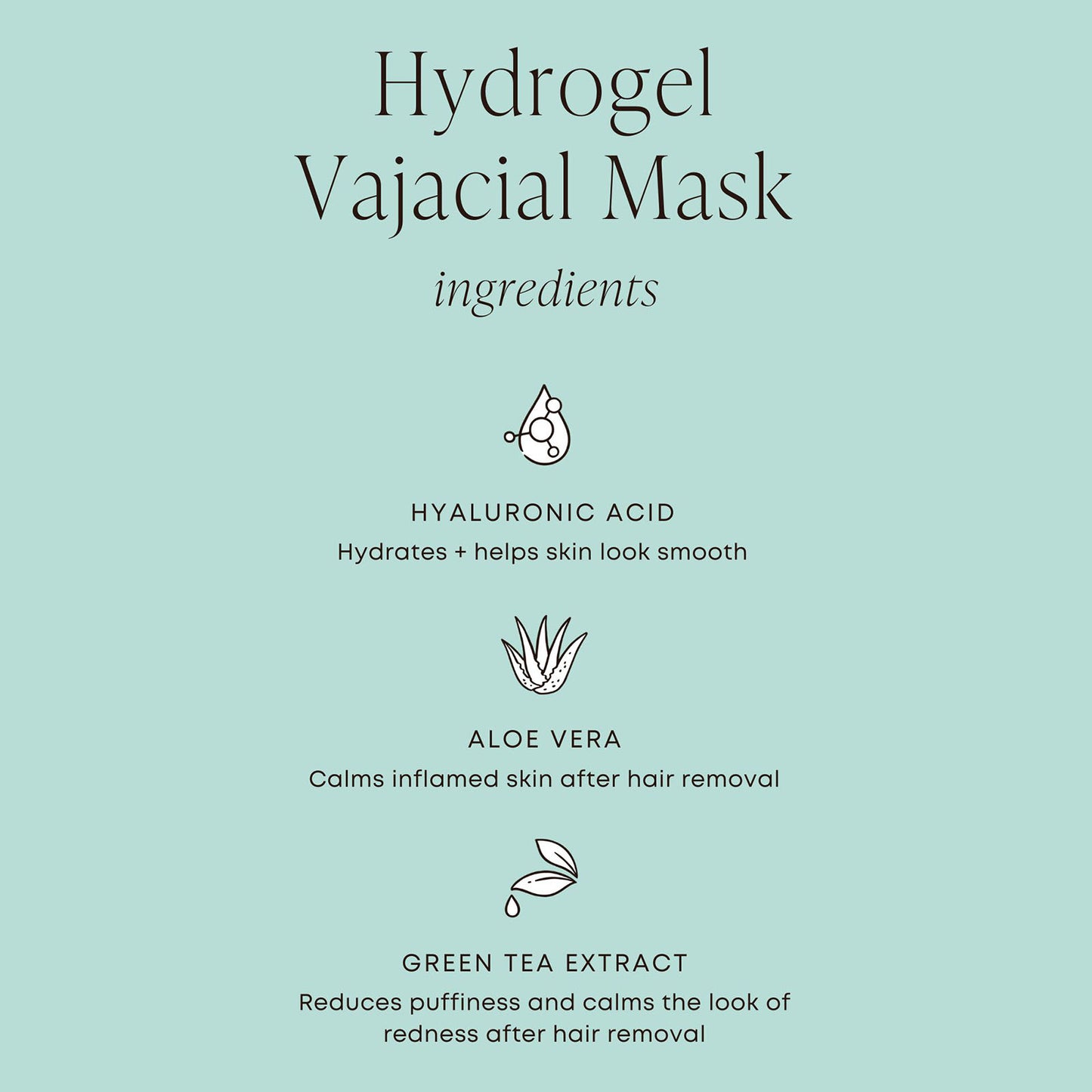 BushBalm: Hydrogel Vajacial Triangle Mask