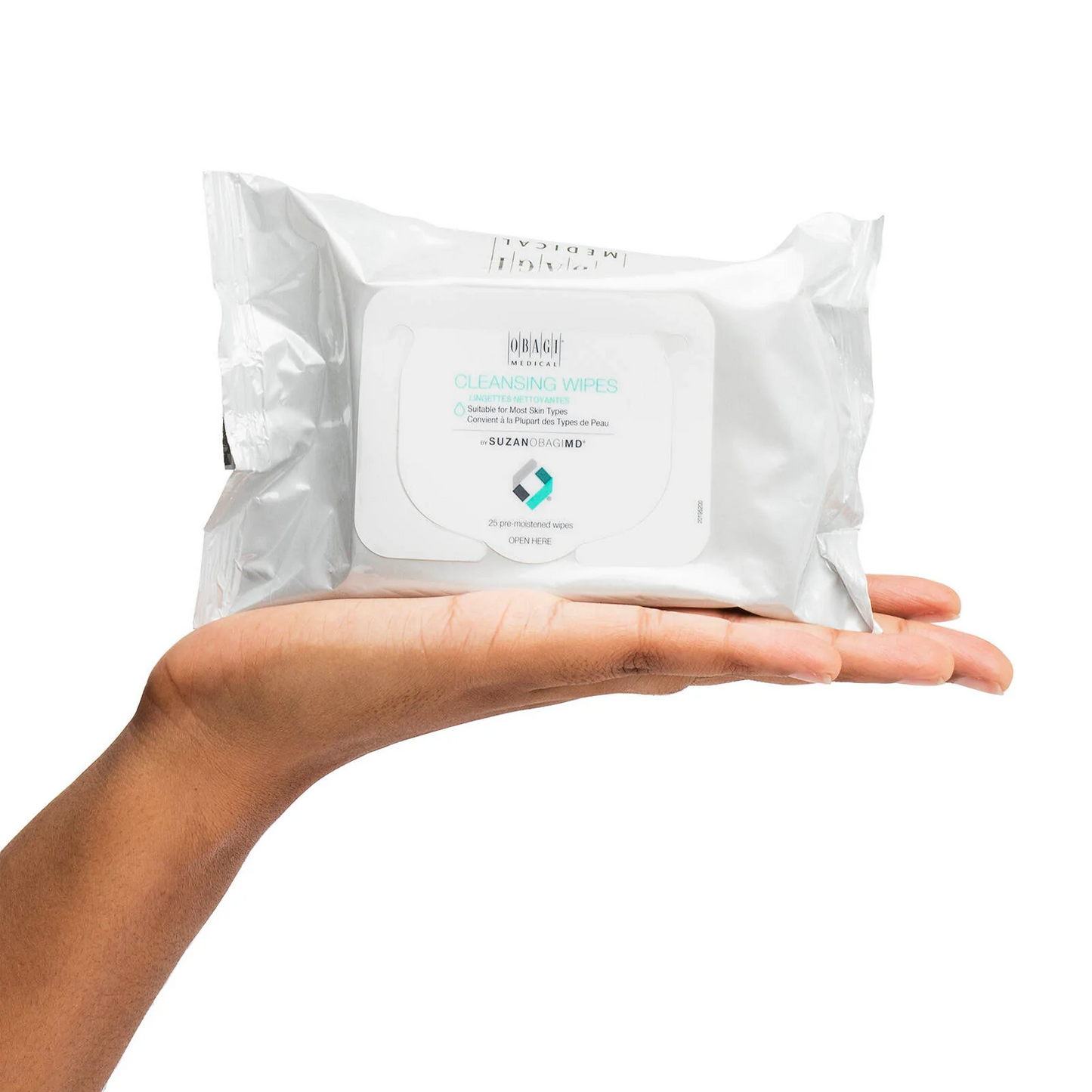 OBAGI ON THE GO CLEANSING AND MAKEUP REMOVING WIPES 25 WIPES