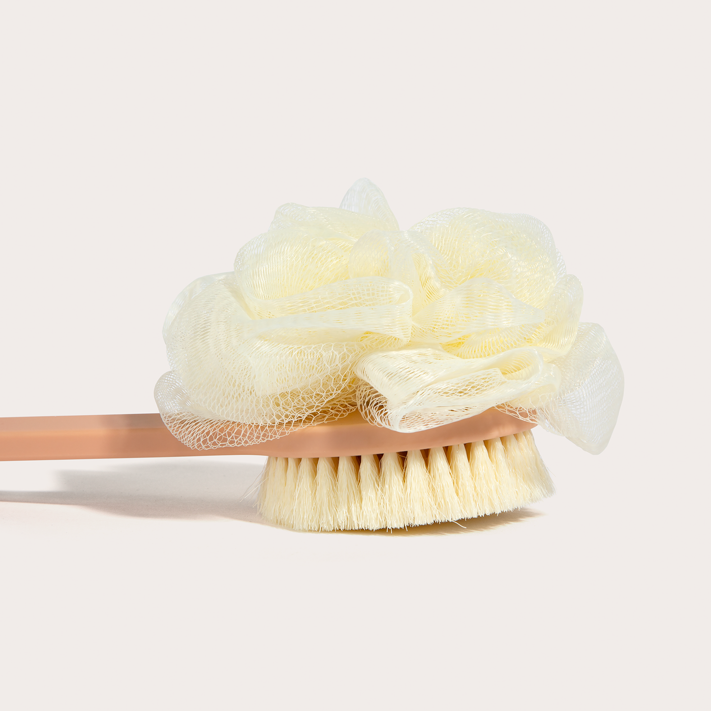 2 IN 1 Shower Body Brush with Bristles and Loofah