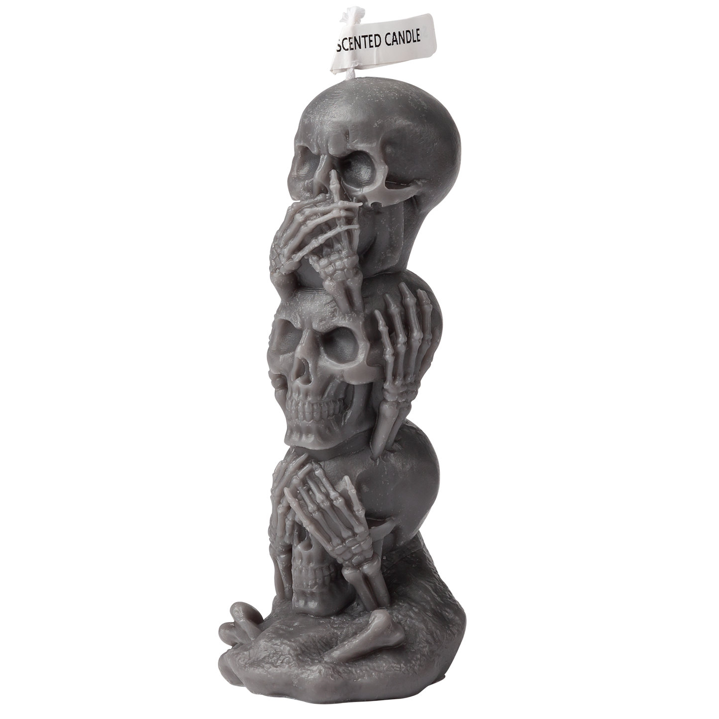 Rejuuv Triple Skull Candle, Black